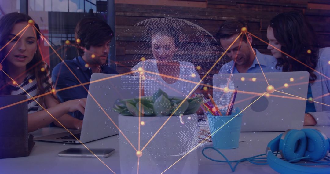 Diverse Team Networking with Digital Connections Overlay