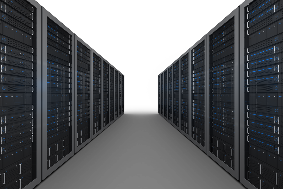 Transparent Illustration of Digital Server Cabinets - Download Free Stock Images Pikwizard.com