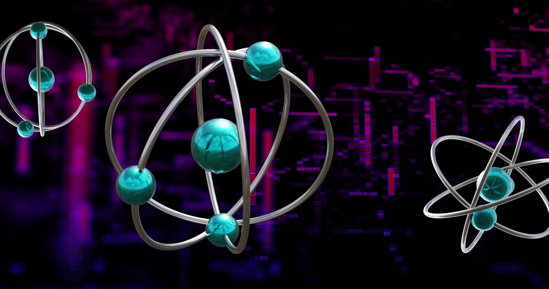 Dynamic 3D Atoms with Technological Background