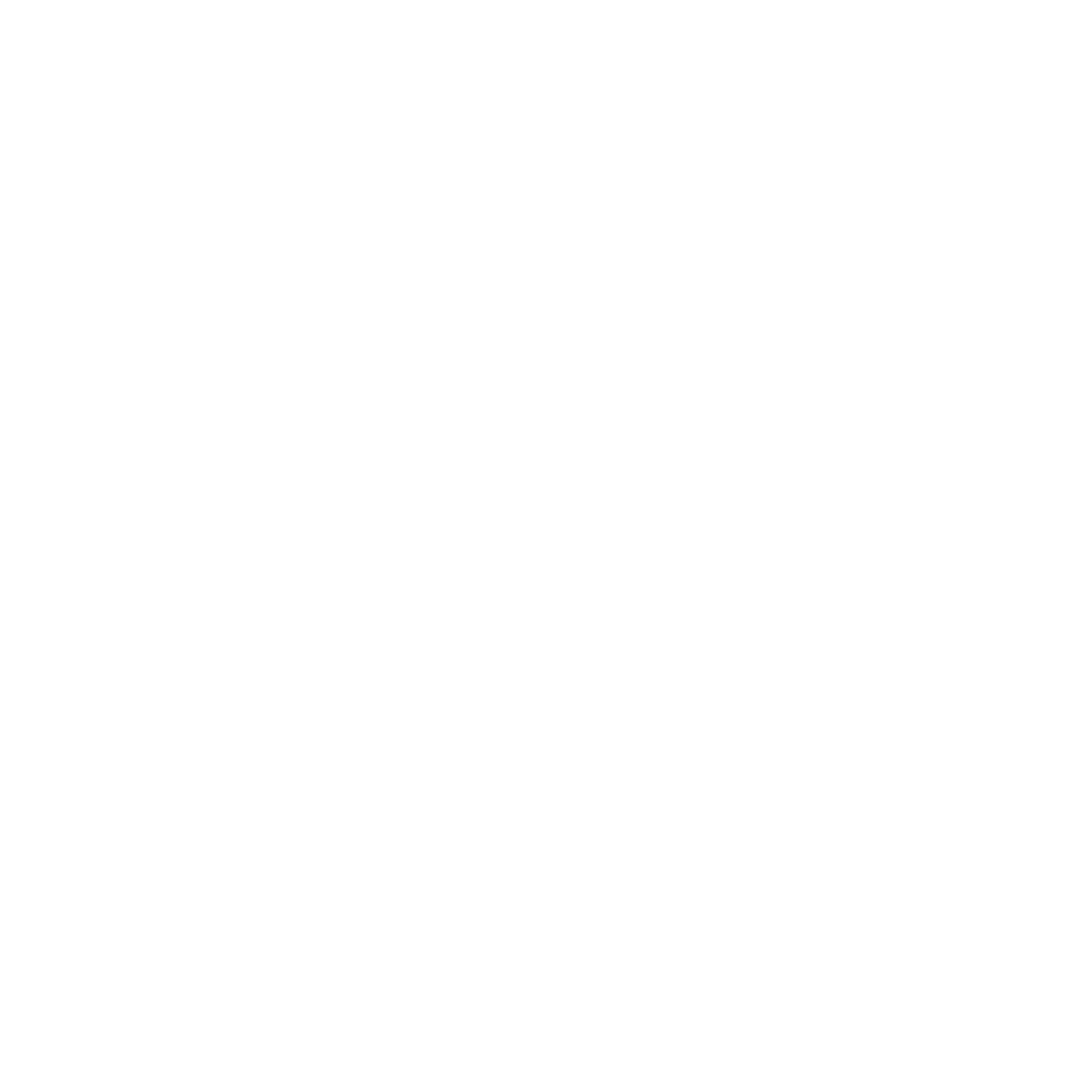 Modern Abstract White Shape Design on Transparent Background