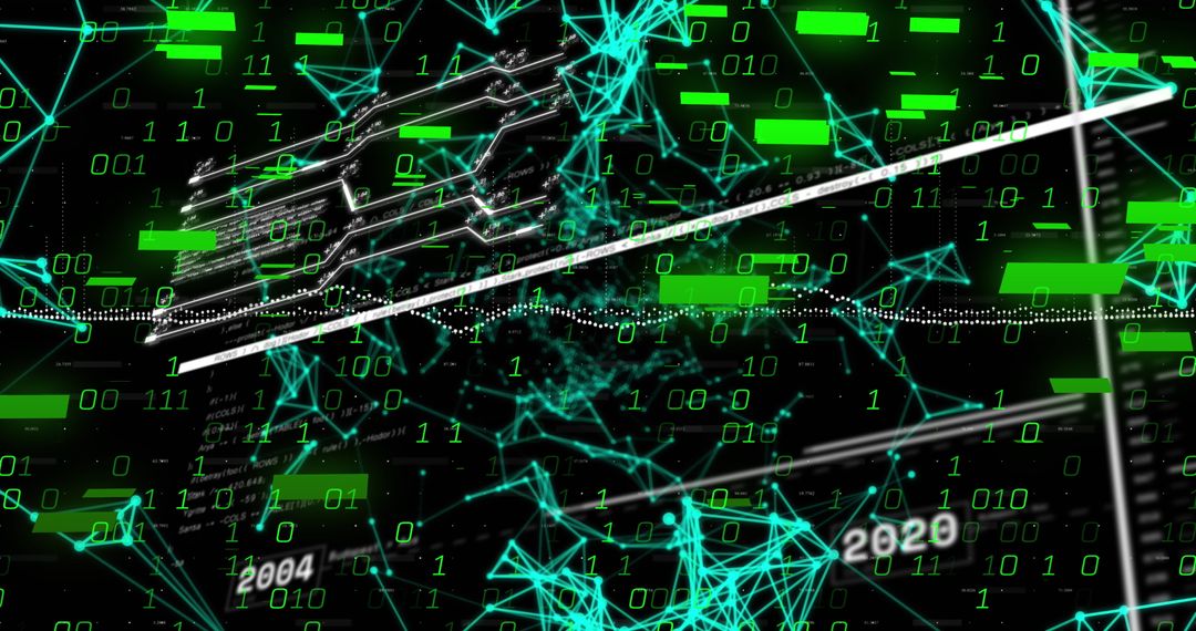 Digital Data Processing and Connectivity Interface - Free Images, Stock Photos and Pictures on Pikwizard.com