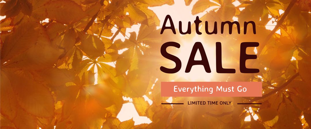 Autumn Sale Promotion Banner With Urgency Message - Download Free Stock Templates Pikwizard.com