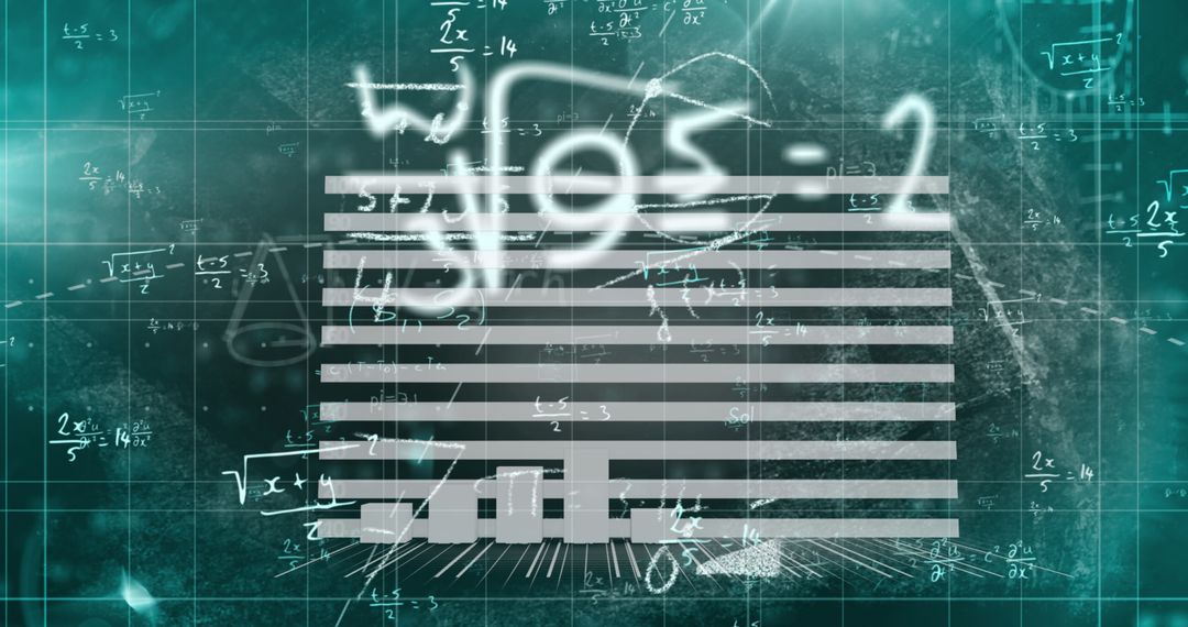 Digital Data Interface with Mathematical Equations and Graphs