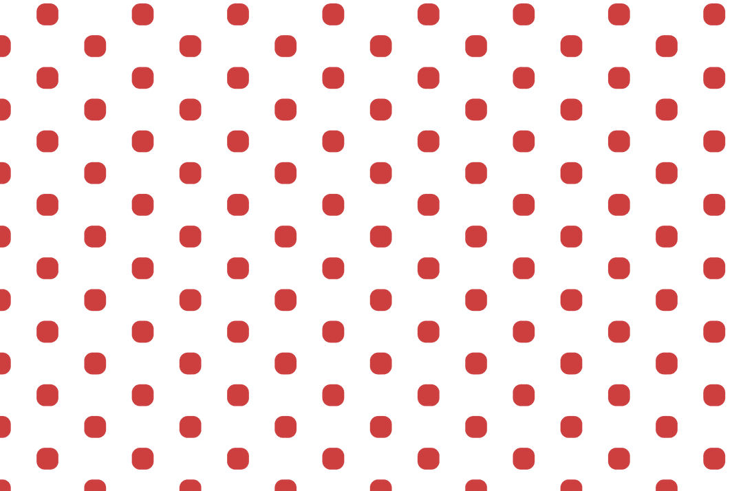 Red Spots Pattern on Transparent Background Illustration