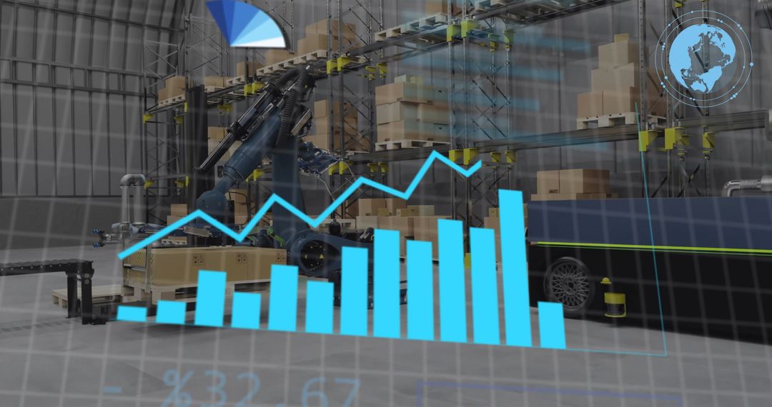 Efficient Automated Warehouse with Digital Data Integration