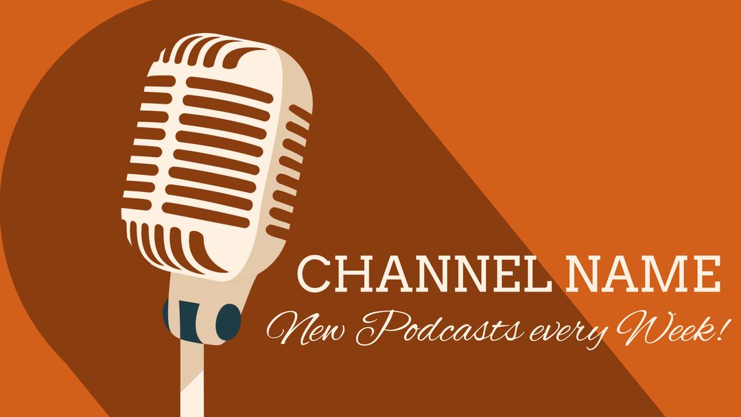 Vintage Microphone Promoting Weekly Podcast Episodes