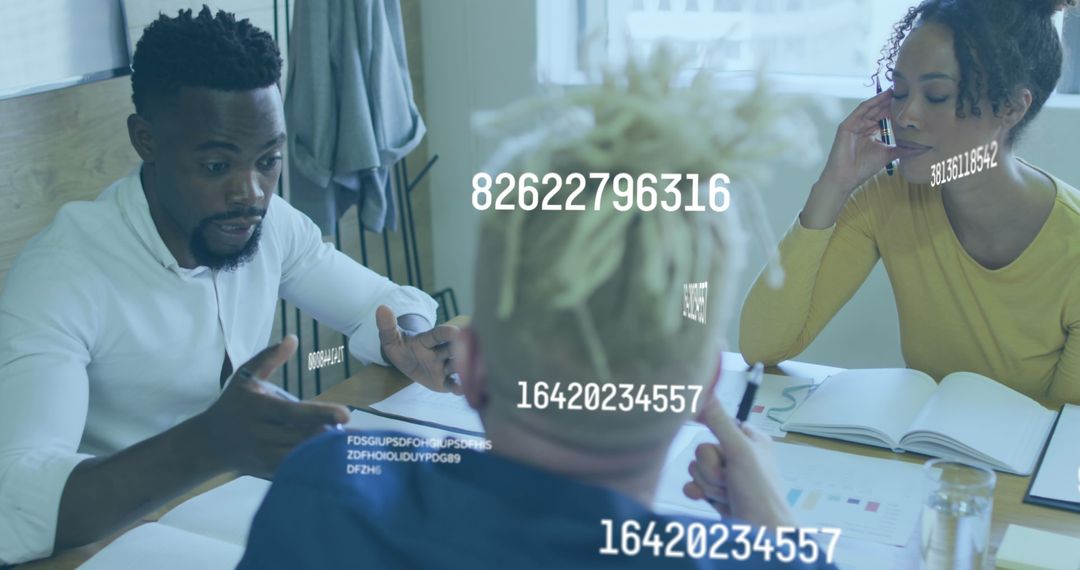 Collaborative Team Meeting with Focus on Data Analysis