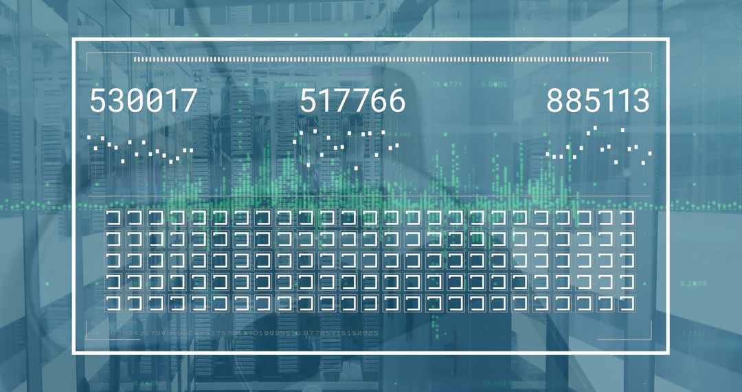 Translucent Digital Overlay in Data Center with Server Racks