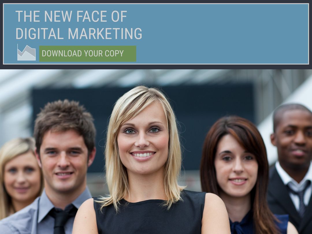 Professional Team of Digital Marketing Specialists Smiling Confidently