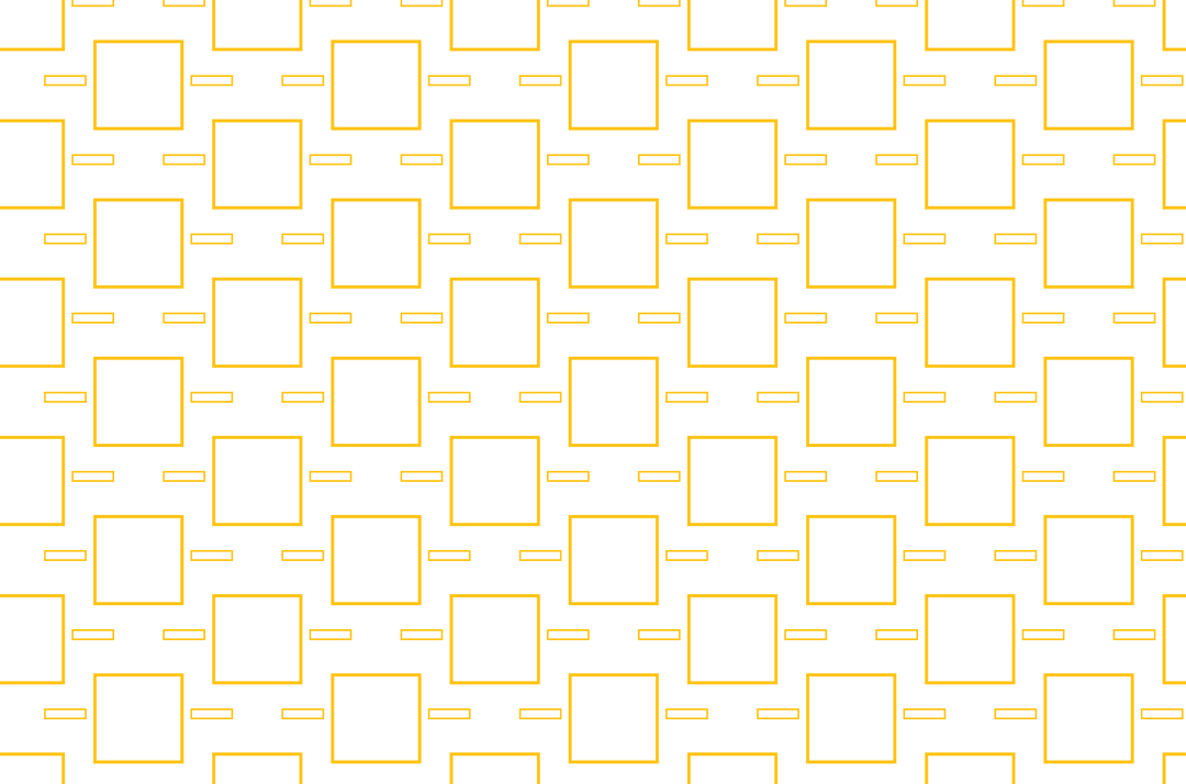 Geometric yellow pattern on transparent background - abstract repetitive design