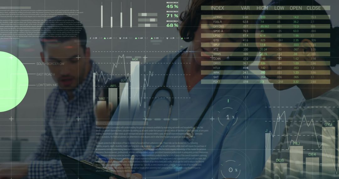 Nurse Analyzing Digital Medical Data With Patient