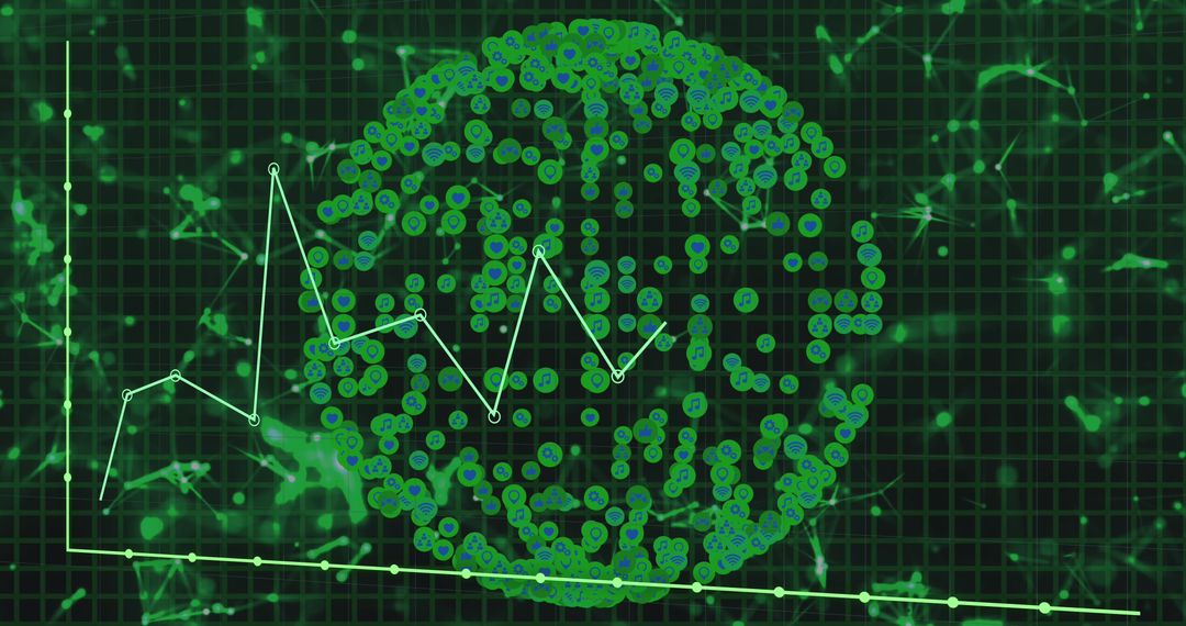 Futuristic Digital Data and Global Connectivity
