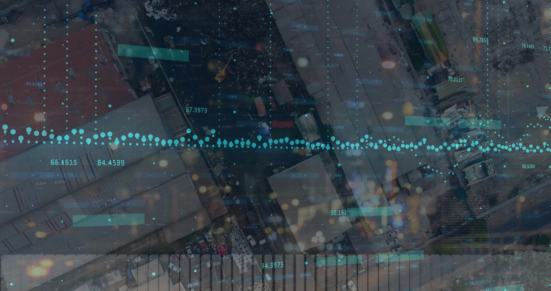 Digital Global Finance Economy Data Visualization
