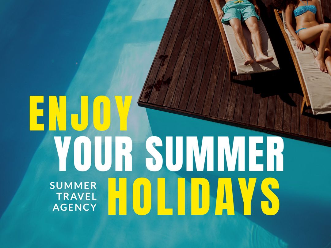 Summer Relaxation by Poolside