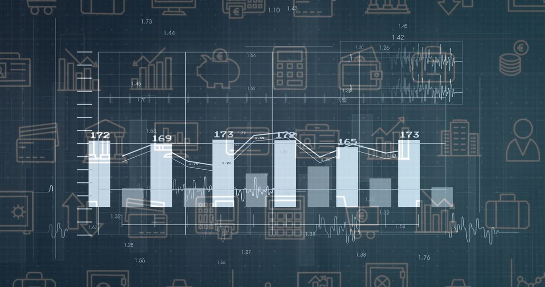 Financial Data Dashboard with Analytics and Economics Symbols