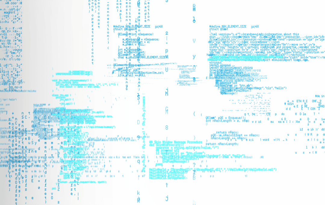 Blue Digital Code on Transparent Background for Design Projects - Download Free Stock Images Pikwizard.com