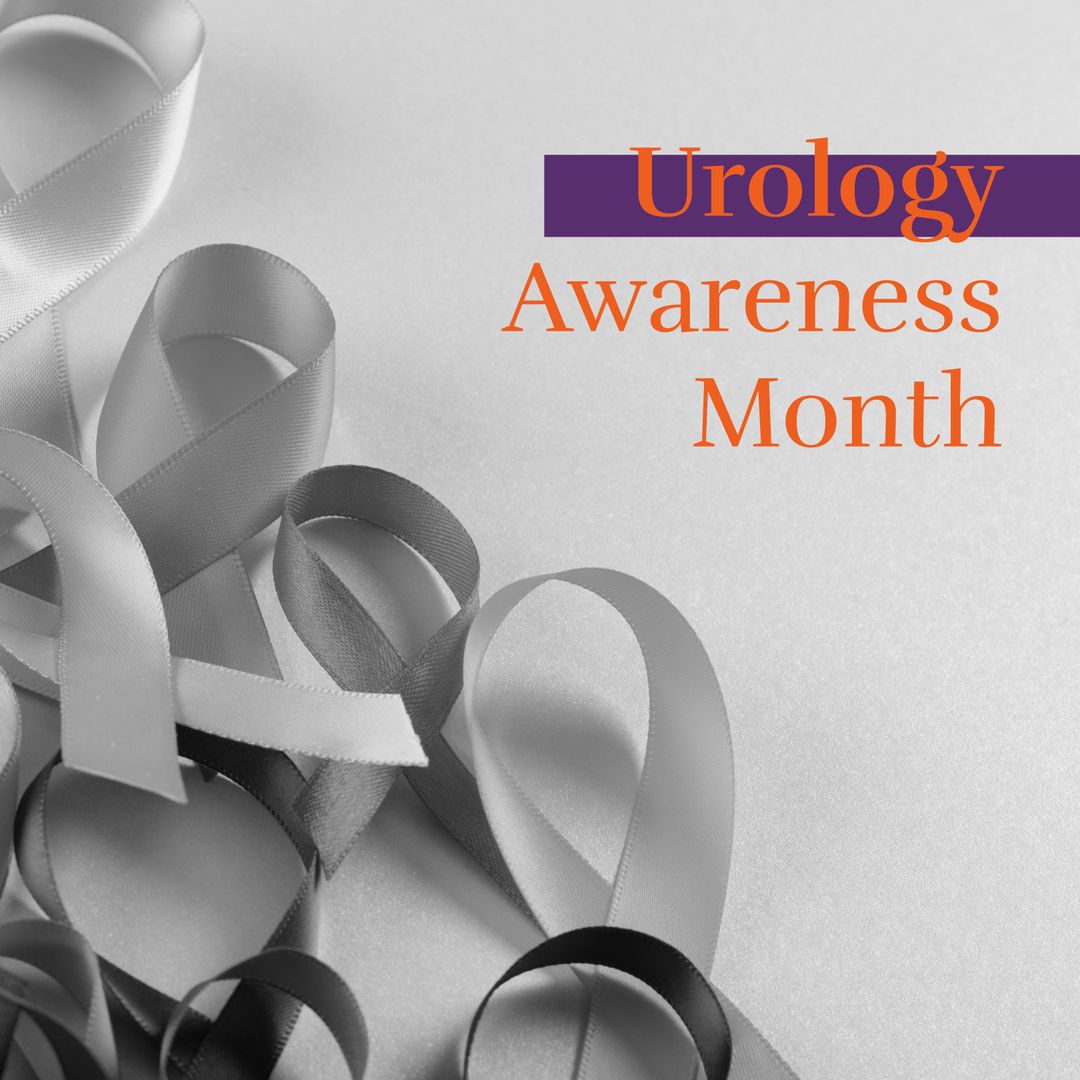 Urology Awareness Month Concept with Decorative Ribbons