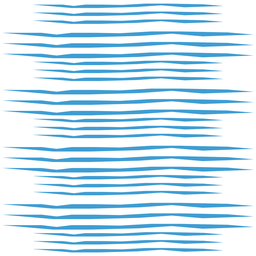 Abstract Blue Wavy Lines on Transparent Background