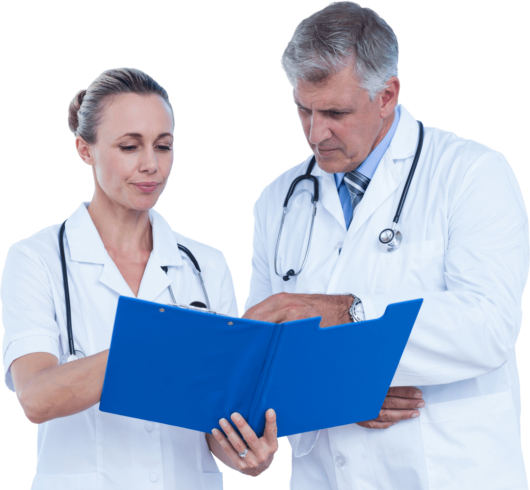 Transparent Doctors Discussing Medical Notes and Collaborating