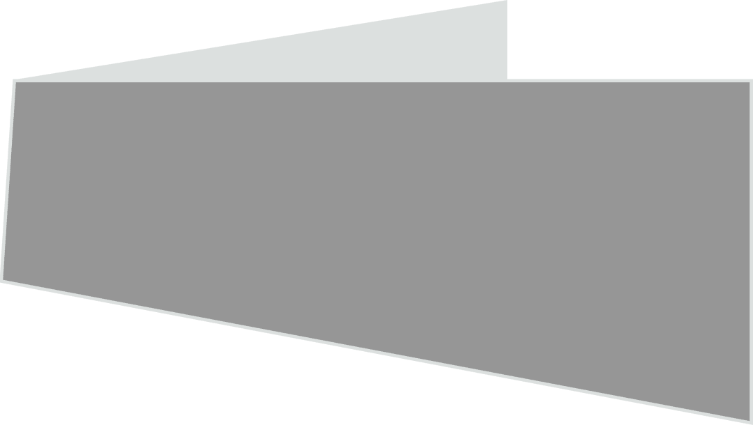 Abstract Geometric Grey Shape on Transparent Background