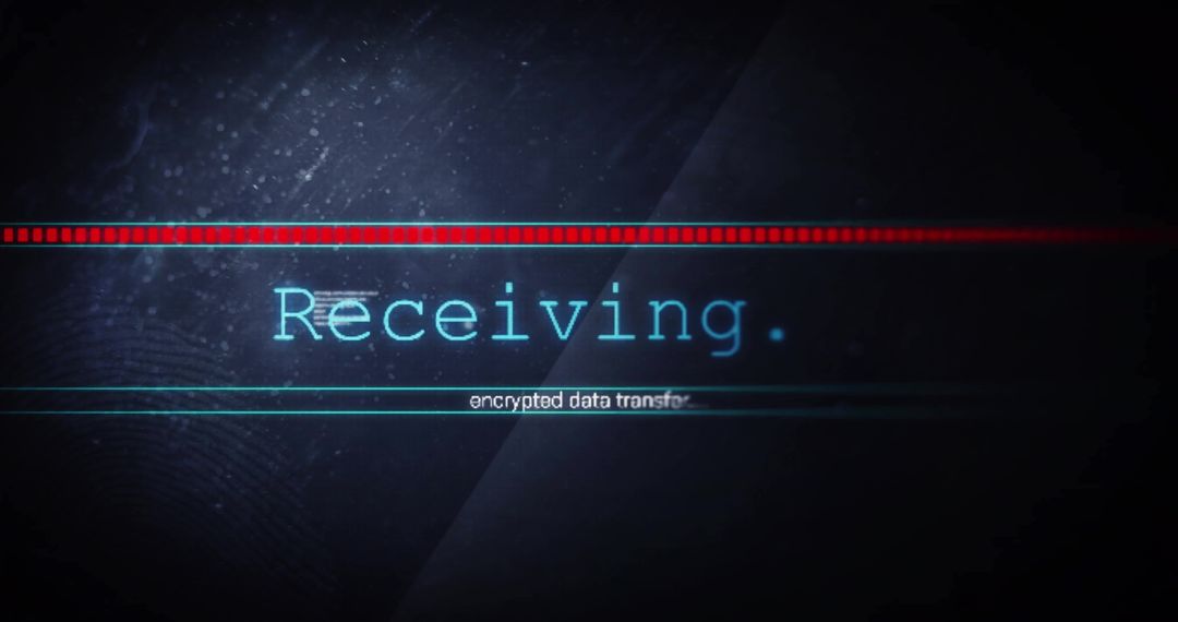 Sec communication: receiving encrypted data transfer in progress
