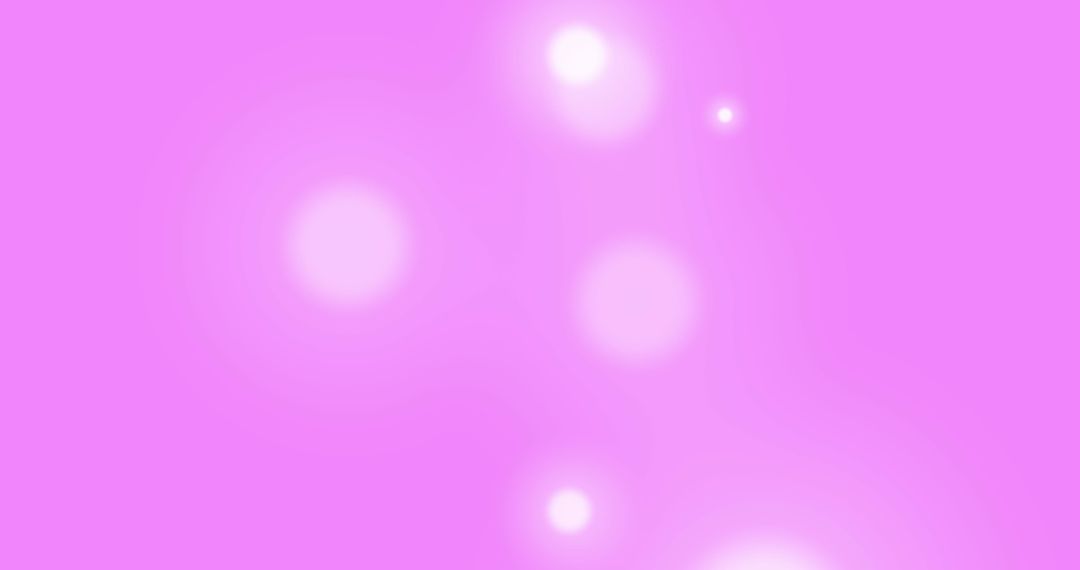 Bright Light Spots on Pink Gradient Background