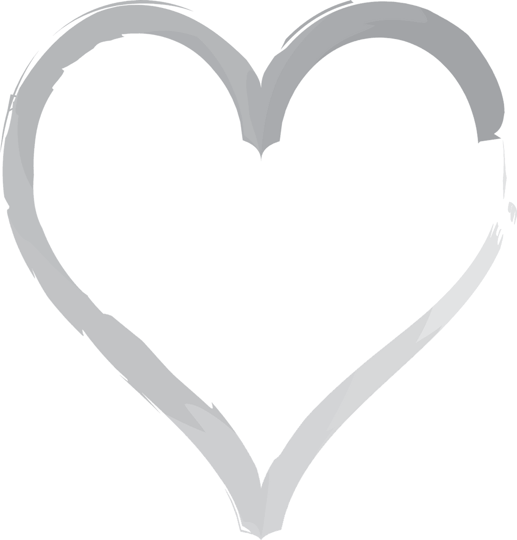 Transparent Heart Shape Illustration for Love and Celebration