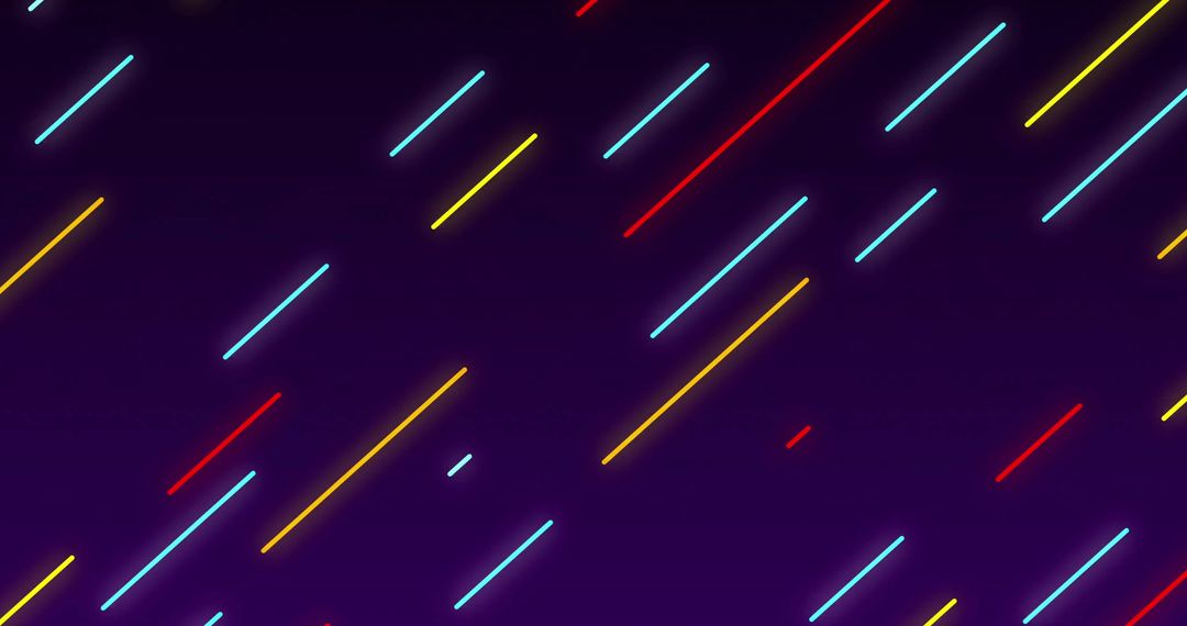 Vibrant Motion of Colored Streaks on Purple Canvas