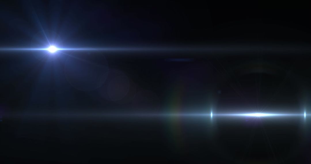 White Light Beams on Black Background Showcasing Advanced Technology
