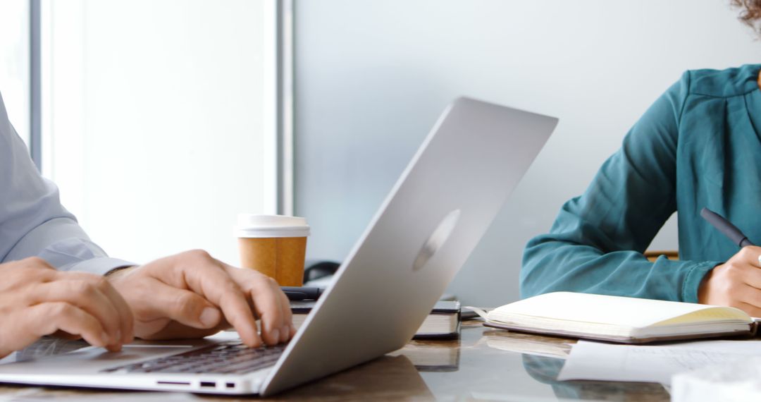 Teamwork Gathering in Modern Office Space