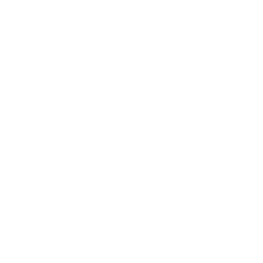 Geometric Star Pattern on Transparent Background