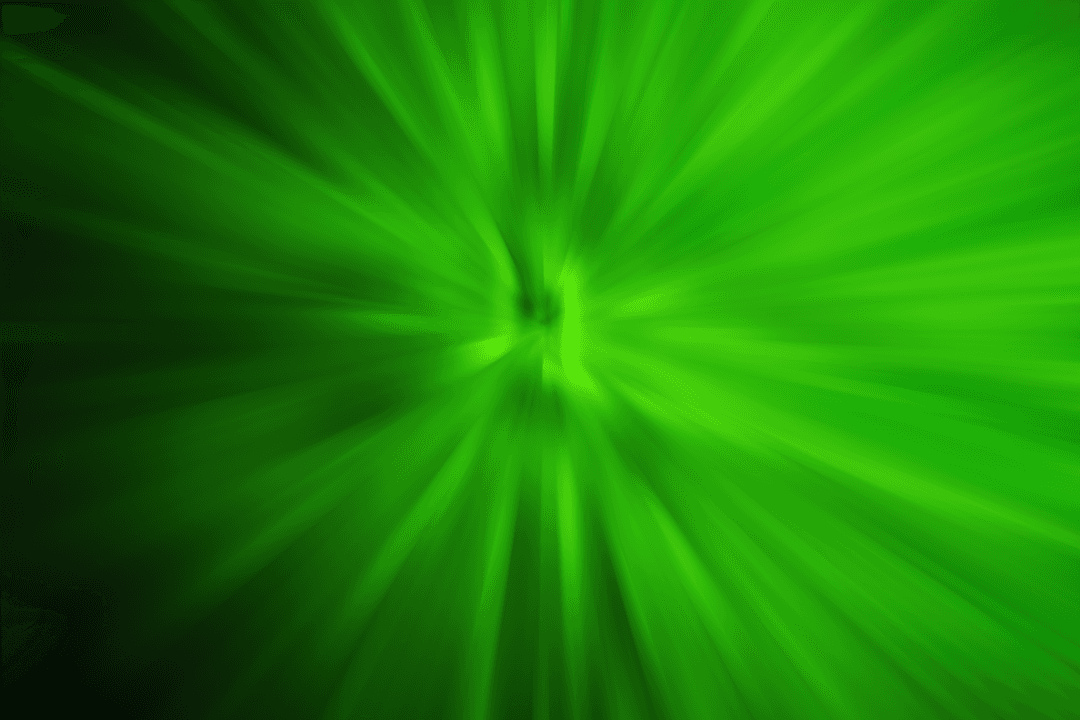 Transparent Abstract Green Light Burst Background