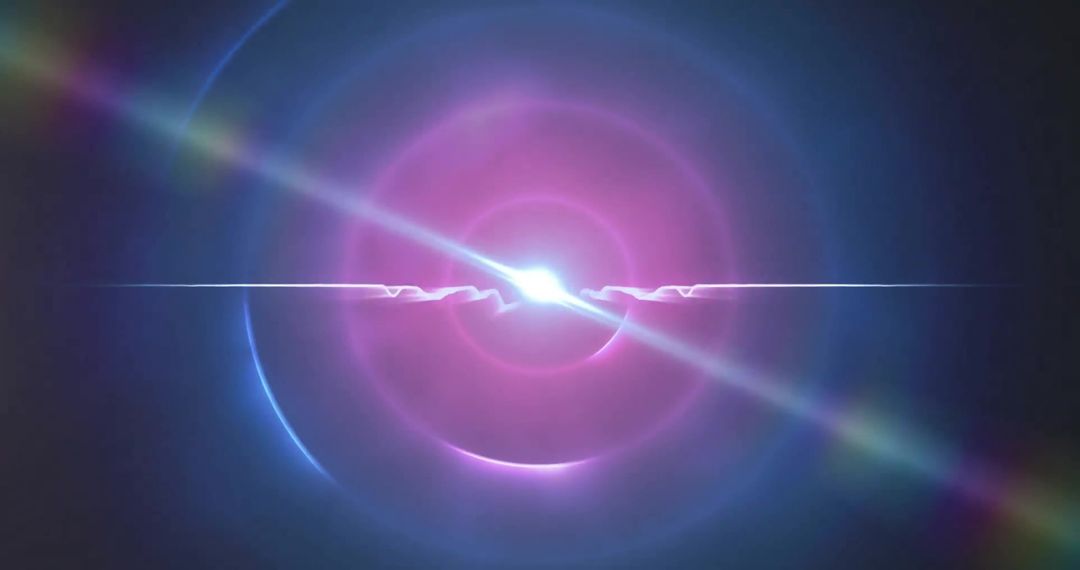 Mesmerizing Glowing Light Trails on Dark Visual Abstract