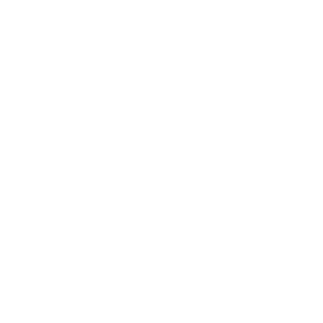 Minimalist White Outline Laptop on Transparent Background