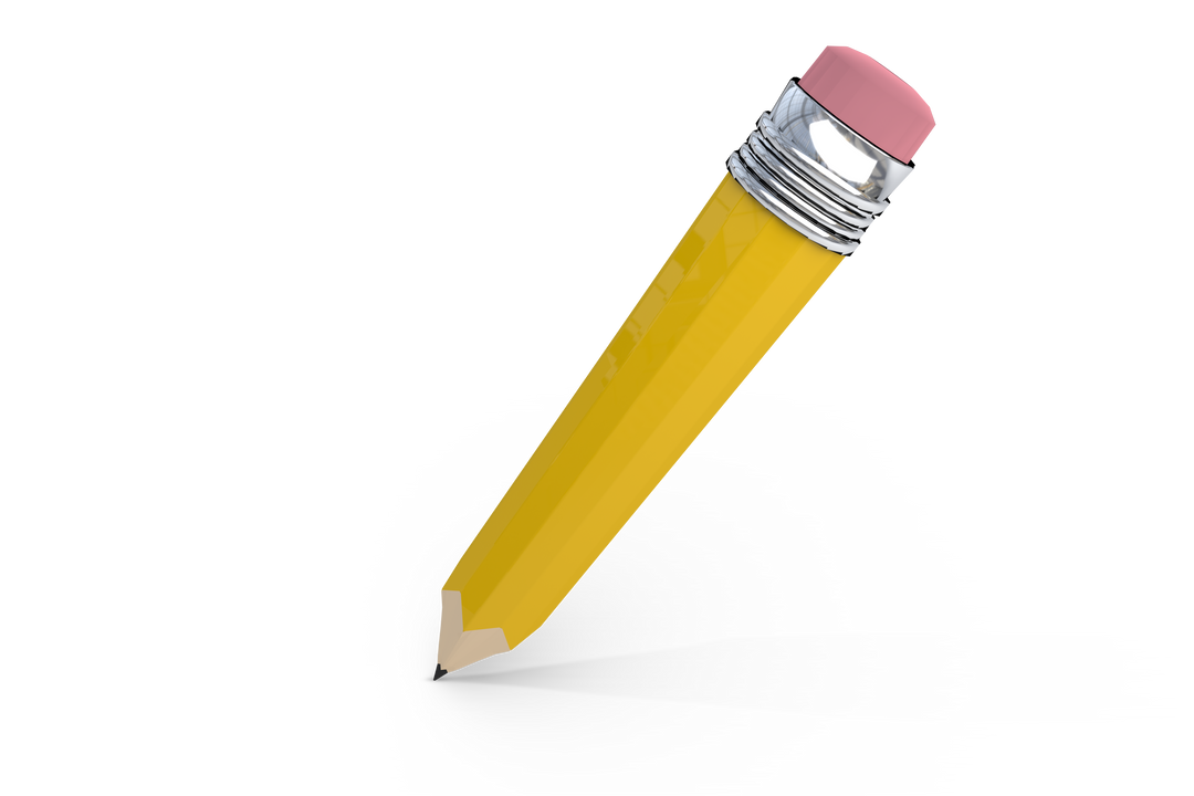 Transparent PNG Illustration of Yellow Pencil for Drawing Concepts - Download Free Stock Images Pikwizard.com