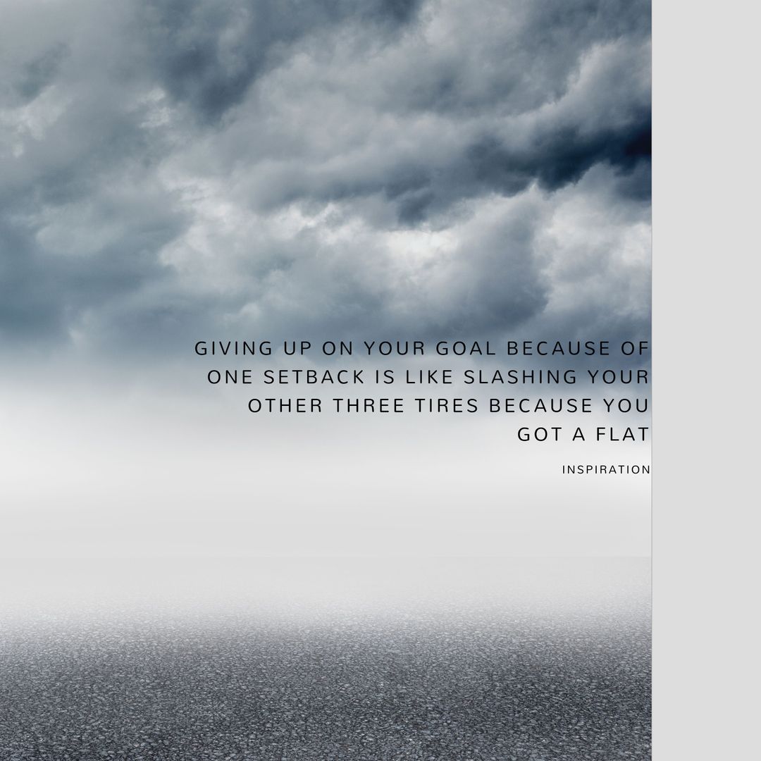 Inspirational Quote with Dramatic Cloudy Sky Background - Download Free Stock Templates Pikwizard.com