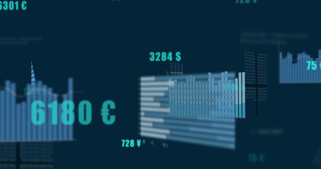 Dynamic Financial Data Integration in Global Economy Concept