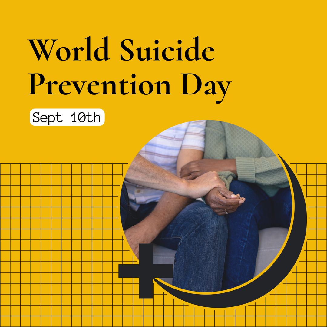 World Suicide Prevention Day Support and Awareness Visual - Download Free Stock Templates Pikwizard.com