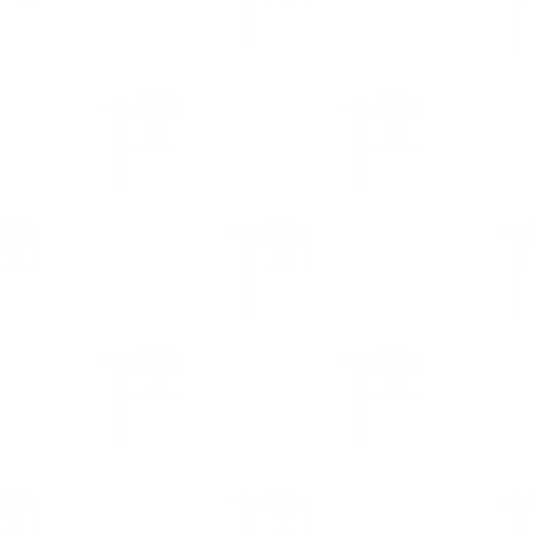 Seamless Sale Sign Pattern with Transparent Background