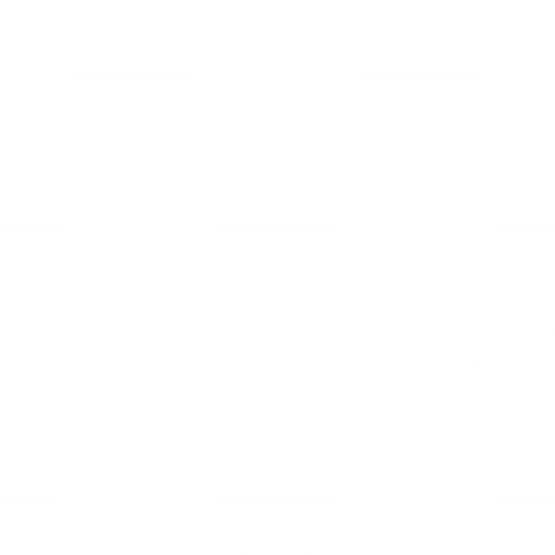 Seamless Vector White Triangle Pattern on Transparent Background