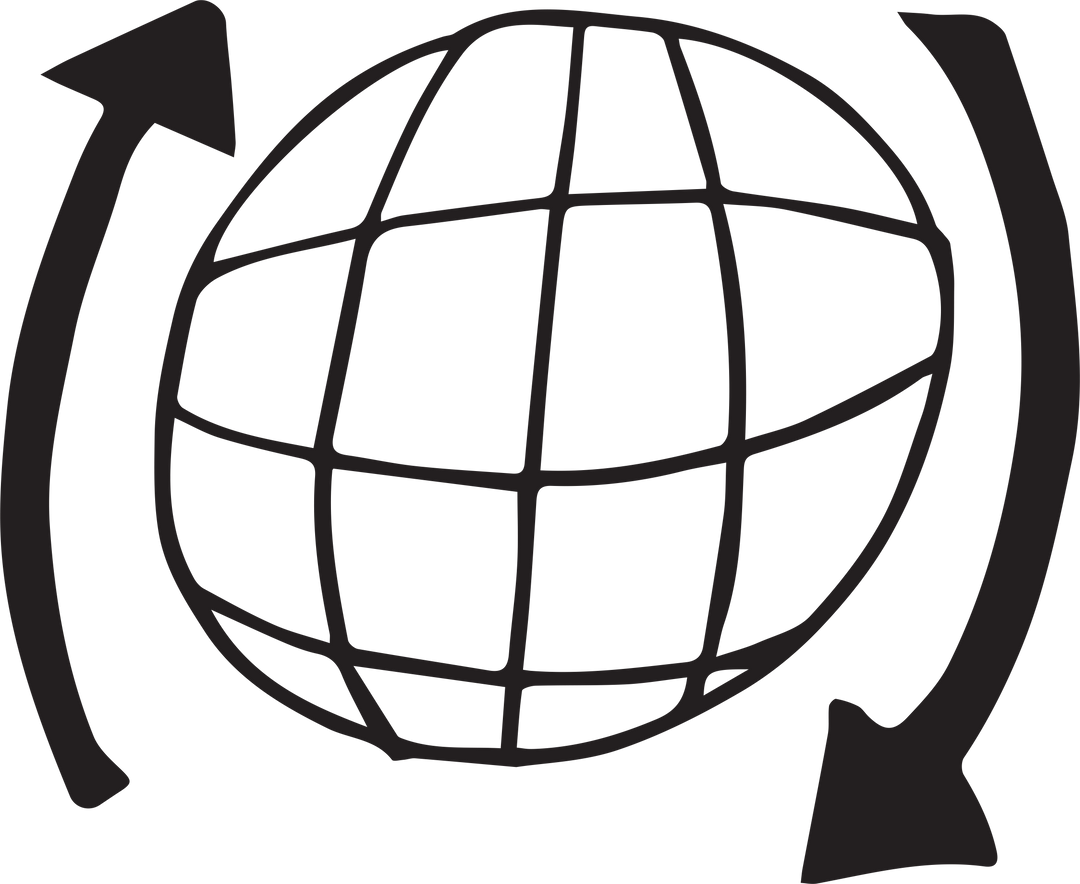 Transparent Globe Icon with Arrows Illustrating Global Movement - Download Free Stock Images Pikwizard.com