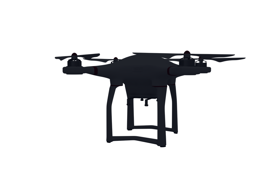 Transparent Quadcopter Drone Design on Black Background - Download Free Stock Images Pikwizard.com