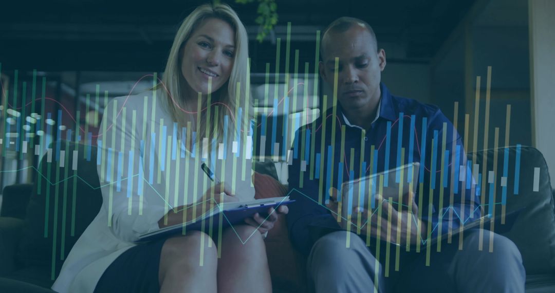 Analyzing Data and Taking Notes with Digital Overlay