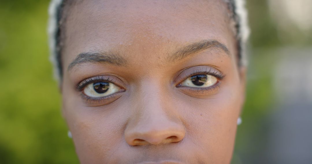 Close-Up of Afro Latina Woman's Eyes with Focus on Emotions - Free Images, Stock Photos and Pictures on Pikwizard.com