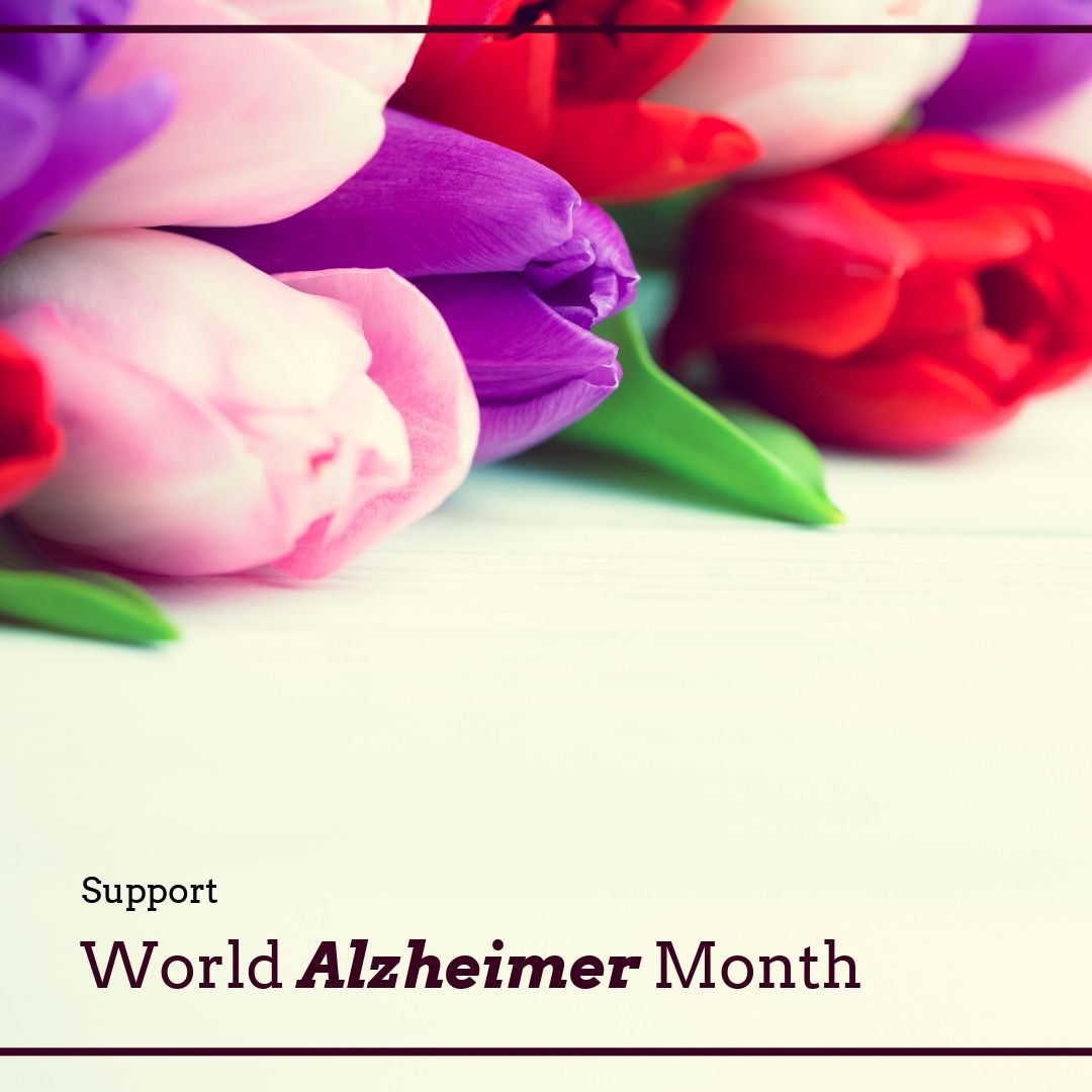 Support World Alzheimer's Month with Fresh Colorful Tulips - Download Free Stock Templates Pikwizard.com