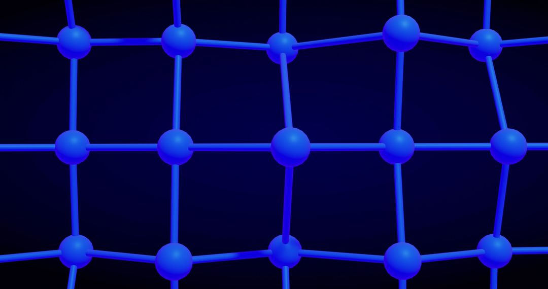 Digital Network Structure in Dark Background