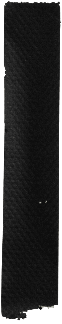 Black Torn Paper with Transparent Background for Design Projects