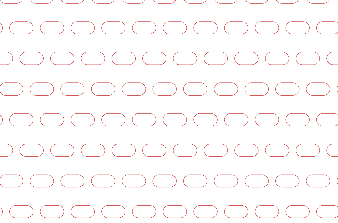 Digital Illustration of Red Shapes on Transparent Background