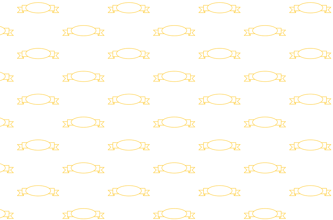 Seamless Transparent Yellow Badge Pattern Vector Background