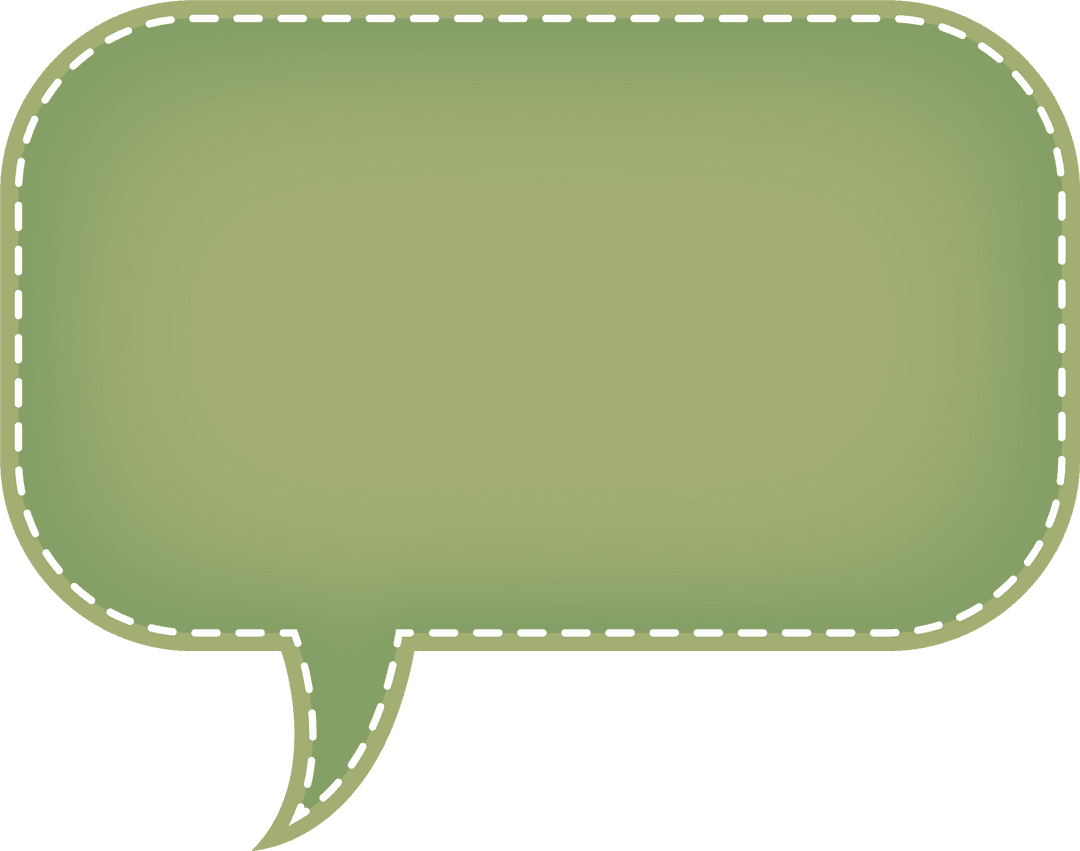 Green Speech Bubble on Transparent Background with Copy Space - Download Free Stock Images Pikwizard.com